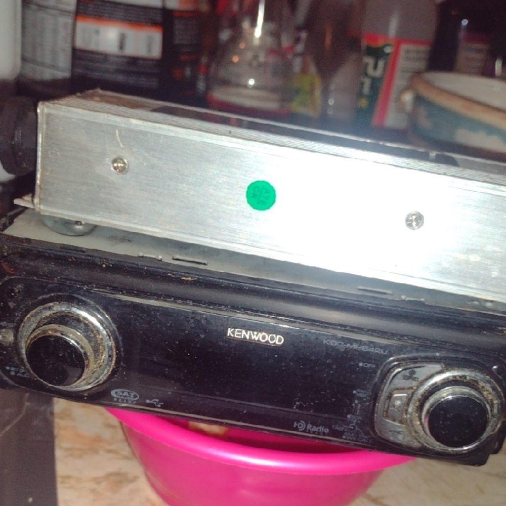 Kenwood Black Car Audio System